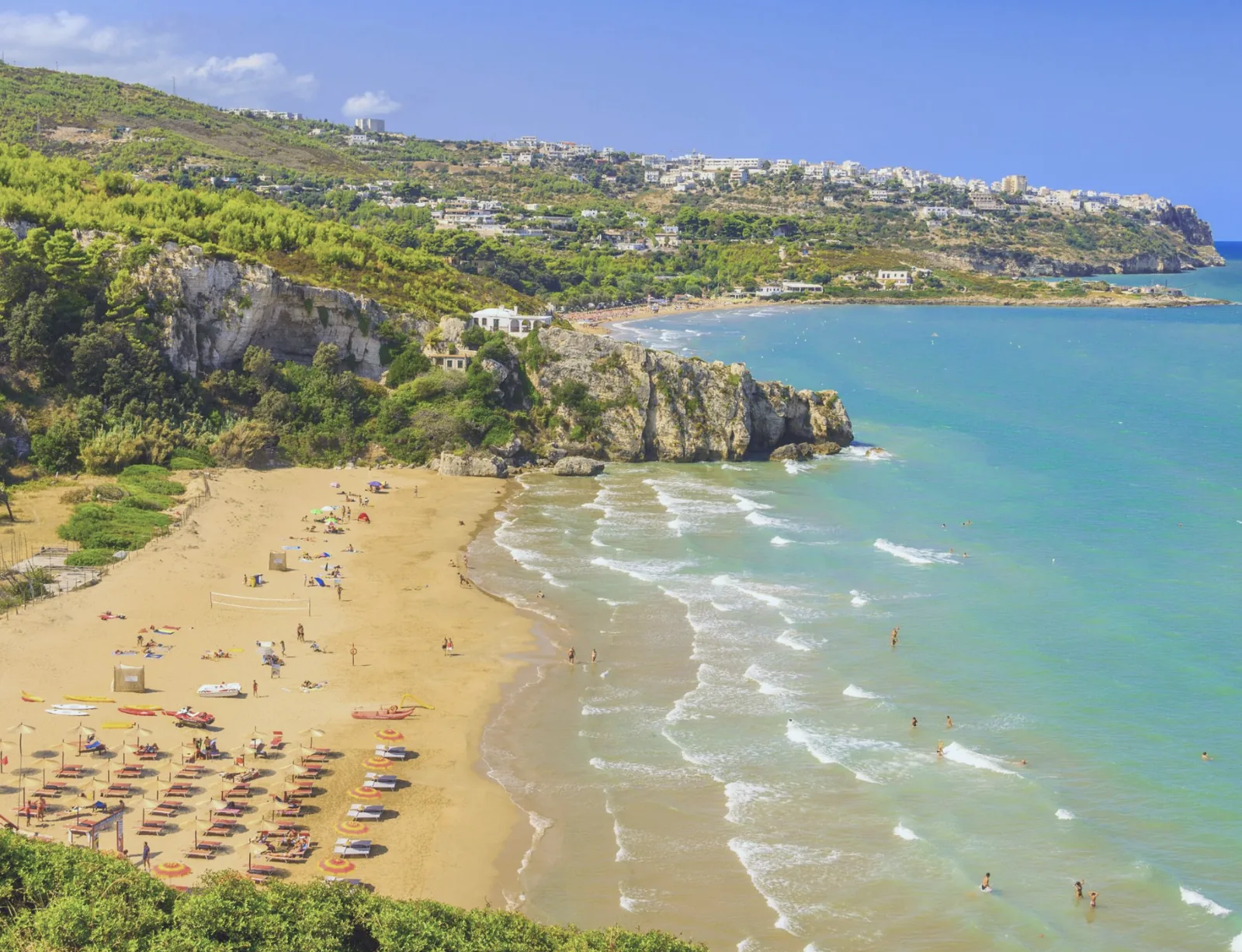La spiaggia di Zaiana, nel Gargano